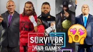 FIRST LOOK AT WWE SURVIVOR SERIES WAR GAMES ELITE SET  MORE FIGURE REVEALS [upl. by Nauqel]