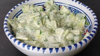 Salade été concombre et fromage blanc [upl. by Acinoj662]