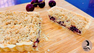 Cherry Almond Streusel Tart [upl. by Hterag694]