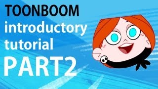 Toon Boom Animation  INTRODUCTORY TUTORIAL PART 2  Head bounce [upl. by Marela]