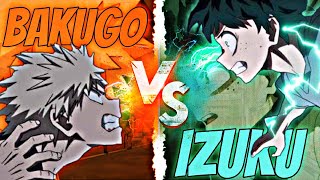 Izuku vs Bakugou The Ultimate Rivalry  My Hero Academia The Strongest Hero Showdown  Stark [upl. by Poppo407]