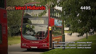 NX Acocks Green  Volvo B7TLEclipse G1 D7C  4495 BJ03EXD  Route AG72 [upl. by Odnanreh]