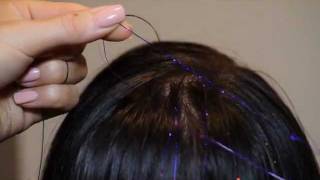 HairDazzle Hair Dazzle  How to Attach [upl. by Enelhtak]