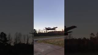 Mooney M20k slowmo takeoff [upl. by Middendorf175]