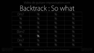 So What 130bpm  Backing track [upl. by Micheal]