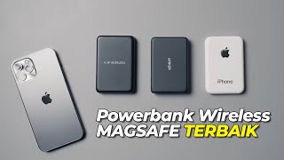 5 Rekomendasi POWERBANK WIRELESS TERBAIK Magsafe Battery FAST CHARGING Berkualitas [upl. by Hayidan]