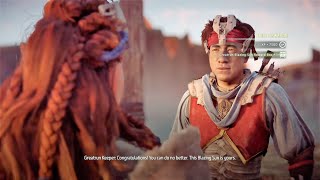 Horizon Zero Dawn  Parts Wrangling Trial Blazing Sun Gameplay 0047 [upl. by Amoakuh558]