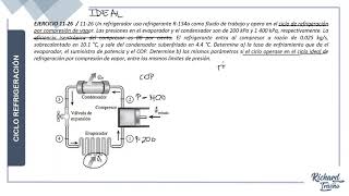 TERMO  Ejercicio 1126 Termodinámica de Cengel [upl. by Ahsenroc767]