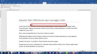 Zotero  Insérer une citation dans Word [upl. by Akialam670]