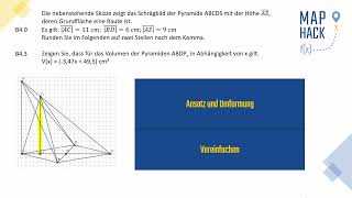 Abschlussprüfung  2023 Haupttermin  B43  Mathe IIIII  Realschule Bayern [upl. by Cacka]