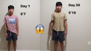 I Stretched For 30 Days To Grow Taller IT WORKS [upl. by Azila961]