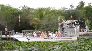 Everglades National Park Airboat Tour Florida USA [upl. by Nudd]