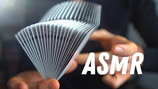 Cardistry ASMR The soothing sounds of complex cardshuffling [upl. by Ivanna]