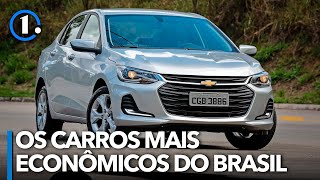 VEJA O RANKING DOS CARROS MAIS ECONÔMICOS DO BRASIL EM 2021 [upl. by Desdemona]