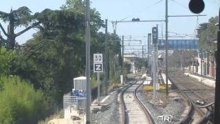 en cabine  arrivée en gare de SORGUES [upl. by Nosrac]