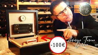 Un humidor à moins de 100€  Déballage et Test de la Adorini Torino Deluxe [upl. by Jenilee]