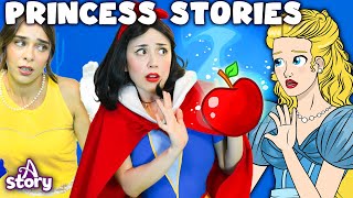 Cinderella and 5 Princess Stories Cartoon Khani Urdu  A Story Urdu [upl. by Suixela157]