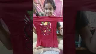 T shirt online delivery meesho 4  t  shirts girls 89 year price 340 rs online shoping ty📦📦 [upl. by Oettam]