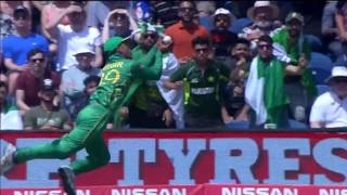 Zamans stunning catch to dismiss Moeen  ENGvPAK Nissan Play of the Day CT17 [upl. by Amberly]