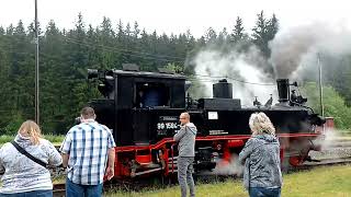 2 Rollwagengrube Schönheide Rollwagen sächsische IVk 99 584 Juli 2024 [upl. by Ntsyrk]