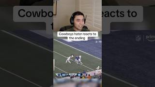 CRAZY COWBOY GAME ENDING REACTION cowboys giants reaction nfl dak football sports fantasy [upl. by Acinej]