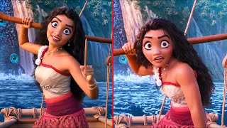 Real Moana 2 vs Brainrot Moana 2  Funny Drawing Meme [upl. by Lillis]