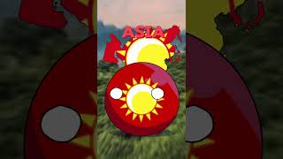 Los 6 continentes del mundo en countryballs [upl. by Oyam]