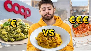 PASTA ECONOMICA vs COSTOSA della COOP [upl. by Annahvas]