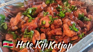 🇸🇷 Surinaamse Hete Kip Ketjap BroodbelegSurinamese Spicy Soy sauce Chicken [upl. by Einomrah]