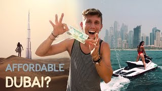 How to TRAVEL DUBAI on a BUDGET  Enjoy Luxury CHEAP [upl. by Atteuqahs]