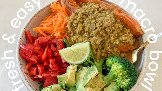 simple buddha bowl recipe ✨ whole foods plantbased amp delicious shorts [upl. by Elagiba]