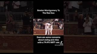 Braden Montgomery goes 12th Overall to the Soxmlbdraft aggies tamu redsox baseball ncaa mlb [upl. by Zampardi]