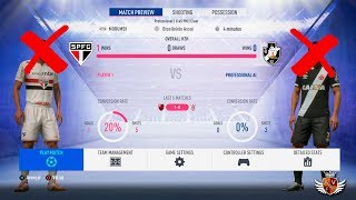 5 TIMES BRASILEIROS FORA DO FIFA 19 [upl. by Aztiraj381]