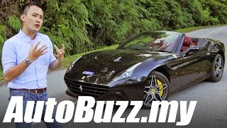 2015 Ferrari California T review Twin Turbo V8  AutoBuzzmy [upl. by Nylireg]