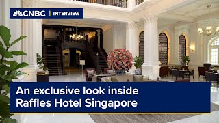 An exclusive look inside Raffles Hotel Singapore [upl. by Ehr]