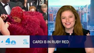 Met Gala Top 5 fashion moments on the red carpet  NBC New York [upl. by Rohn473]