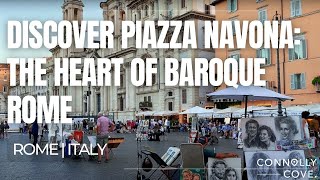 Discover Piazza Navona The Heart of Baroque Rome  Rome  Things To Do In Italy [upl. by Arlinda]