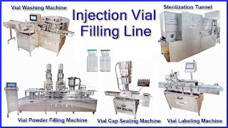 Liquid Injection Filling Machine Injection Vial Filling Line [upl. by Ariadne]