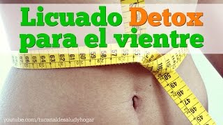 Licuado detox para la barriga con probióticos [upl. by Animlehliw626]