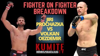 Jiri Prochazka vs Volkan Oezdemir  Fighter On Fighter BreakdownPrediction  UFC 251 [upl. by Auqcinahs]