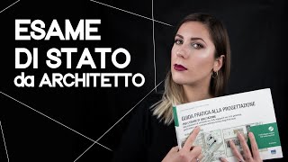 ESAME DI STATO da ARCHITETTO  Consigli su come prepararsi [upl. by Garek]