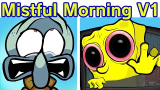 Friday Night Funkin VS Mistful Crimson Morning V1 Update Squidward Spongebob Patrick FNF Mod [upl. by Akemrej620]