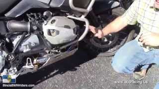 BMW R1200GS ACD Racing Skid Plate Install and Review [upl. by Mateya]