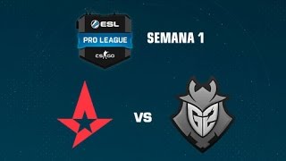 CSGO  Astralis vs G2 Esports Cache  Semana 1  Día 2  ESL Pro League Season 3  Español [upl. by Adnirak]