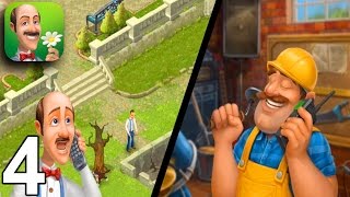 GARDENSCAPES NEW ACRES Walkthrough Gameplay Part 4  Day 4 iOS Android [upl. by Wayolle972]