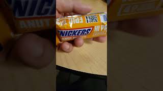 Snickers protein bar peanut butter flavor [upl. by Yborian]