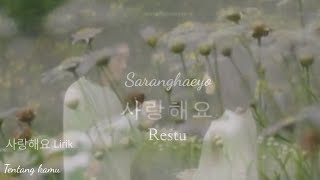 Restu  Saranghaeyo  사랑해요  Lirik  Restu Saranghaeyo [upl. by Najar220]