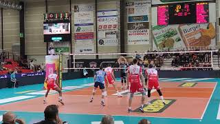 First Set Kioene Padova vs Piacenza Volley Ran Takahashi SuperLega championship season 2022 2023 [upl. by Bullen]