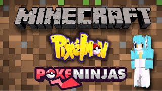 Playing Pixelmon  Pokeninjas  Minecraft [upl. by Orihakat]