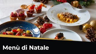 Il MENU DI NATALE DI LONGINO  Ricette con CAVIALE PATANEGRA FOIE GRAS ANATRA E POLPO [upl. by Carmon172]